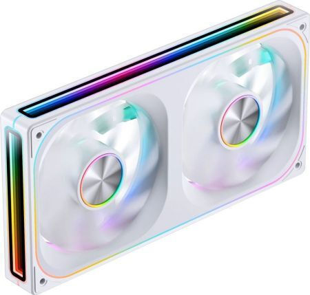 Jonsbo ZA-240W Case Fan 120mm with ARGB Lighting and Connection 3-Pin / 4-Pin PWM 1pcs White