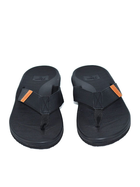 Parex Ανδρικά Flip Flops Ανατομικά Μαύρα