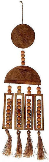 Atmosphera Hanging Wall Decor Brown Made of Wood 90x25cm