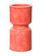 Kaemingk Candle Holder Metal in Red Color 10.5x10.5x20cm 1pcs