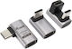 Equip Μετατροπέας USB-C male σε USB-C female Γκρι 1τμχ 133478