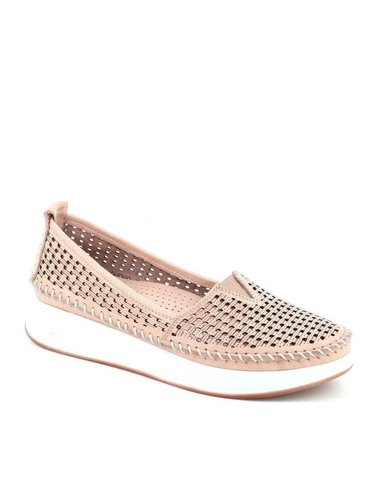 B-Soft Γυναικεία Slip-On Μπεζ