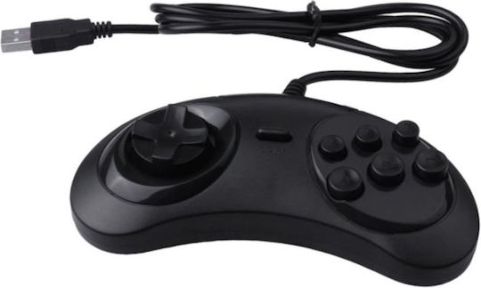 Freaks and Geeks Megadrive Shape Verkabelt Gamepad für PC Schwarz