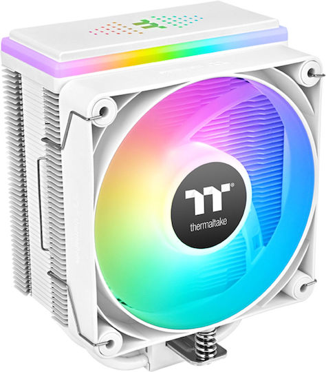 Thermaltake Astria 400 ARGB Ψύκτρα Επεξεργαστή για Socket AM4/AM5/1200/115x/1700 Snow White