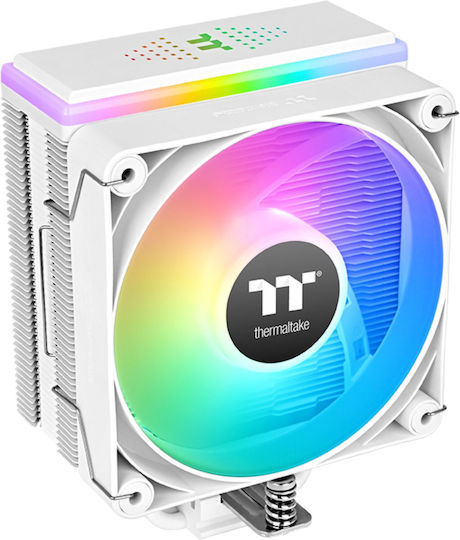 Thermaltake Astria 200 ARGB Ψύκτρα Επεξεργαστή για Socket AM4/AM5/1200/115x/1700 Snow White