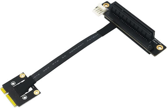 Αντάπτορας Delock Mini Pcie Male To Pcie 3.0 X8 Slot 90°