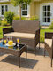 Archer 4-Piece Outdoor Living Room Set With Pillows Architecture
