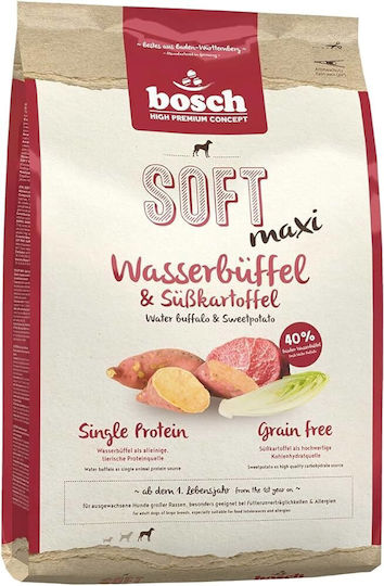 Soft 2.5kg Dry Food for Large Breed Dogs Grain-Free with Buffalo and Potatoes