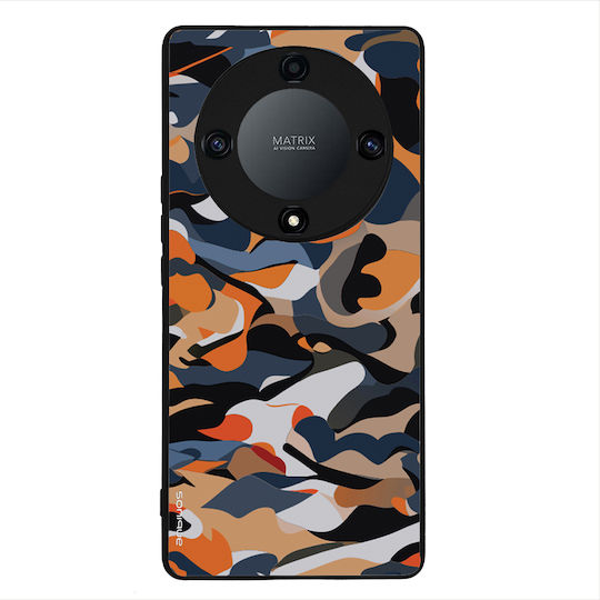 Sonique Camouflage Army Series Case for Honor Magic5 Lite 5G Orange