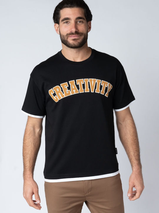 Short Sleeve Blouse Black
