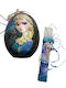 Easter Candle Frozen Round Handmade Painted Decorative Various Designs IM2251