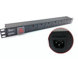 Digitmx Netpro Np-cpdu6i 1u 6-way Pdu 13a Iec Plug Digitmx Netpro Np-cpdu6i 1u 6-way Pdu 13a Iec Plug