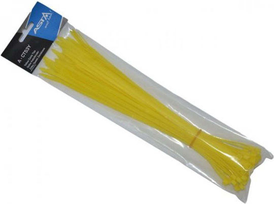 Coliere de cablu 5x300mm Galben Set de 50 bucăți