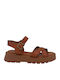 Sandale Casual Damă Flatforme Maro