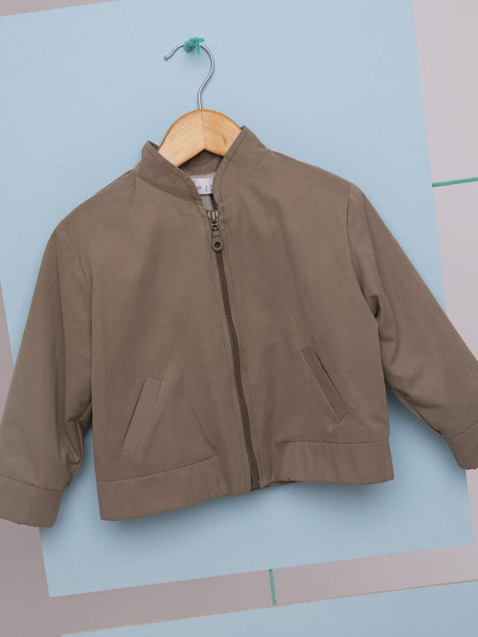 Βαπτιστικό Jacket Αγόρι Dylan Καφέ 1774 Bambolino Bmb-1774