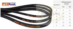 Belts B 36 17 * 914 Rich Belts B 36 17 * 914 Rich