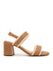 Sling Sandale Tabac maro