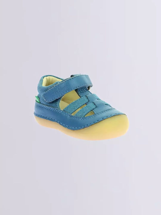 Sandale Tip Pantof Albastru Deschis