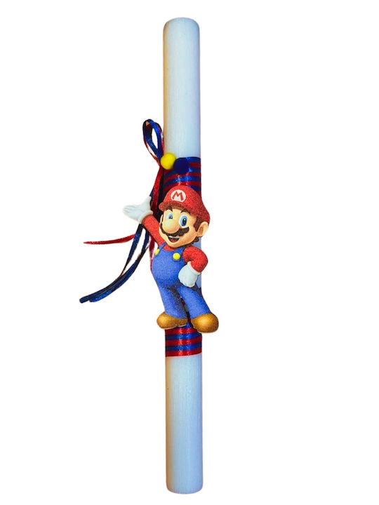 Λαμπάδα Super Mario Στρογγυλή Λαμπάδα Super Mario Στρογγυλή