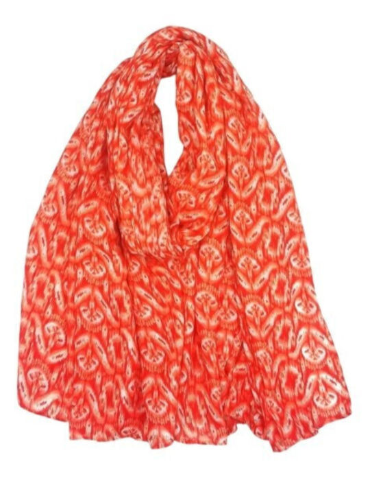 MI-TU Exclusive Damen Schal Orange