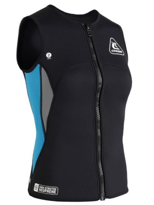CressiSub Guardian Diving Vest with Zip Black 2mm