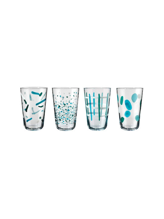 Marva Set Gläser Wasser aus Glas 400ml 4Stück