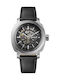 Ingersoll Men's Watch Battery with Black Leather Strap