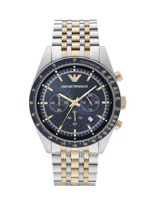 Armani Renato Armani Uhr Silber Gold Herren Emporio Armani Uhr