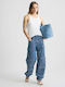 Hoch tailliert Damenjeans Denim
