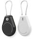 Hurtel 2 бр Калъф за ключодържател Силикон за AirTag Black + White