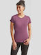 Fruit of the Loom Iconic Werbe-T-Shirt Heather Burgundy