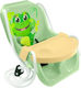 Mochtoys Κούνια με Ζώνη Ασφαλείας Πλαστική Frog Πράσινη