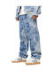 Men's Jeans Pants with Loose Fit Blue