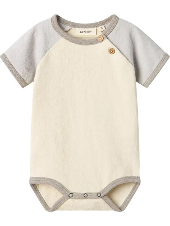 Lil' Atelier Babystrampler Ecru