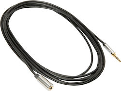 Audio Cable 3.5mm Male - 3.5mm Male Black 1m ypx-009