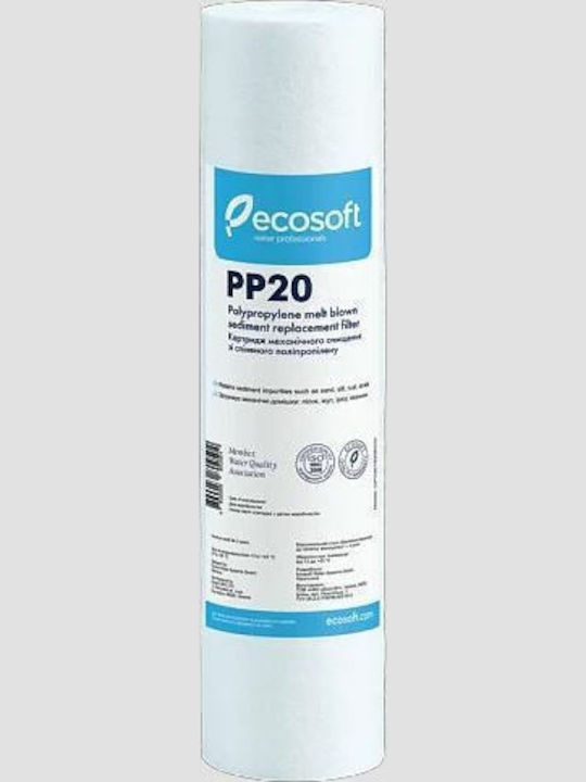 Ecosoft Water Filter Replacement made of Polypropylene 10" PP20