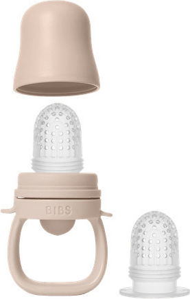 Bibs Silicone Baby Feeder for 4+ months Pink