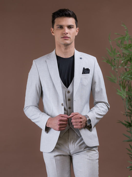 Herrenanzug Beige