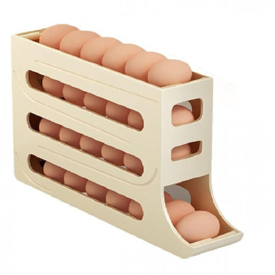 Rolling Fridge Egg Holder for 30 Eggs 35.9x30x19cm