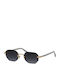 Gast Moonstone Unisex Sunglasses with Gold Metal Frame and Black Gradient Lens MOONSTONE-05-52