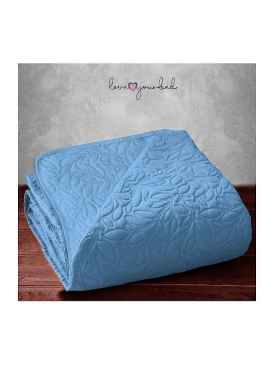 Go Smart Home Coverlet Queen Size Sky Blue 220x240cm