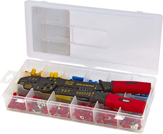 Crimping Tool for Coaxial Terminals - Electrician's Pliers with 271 Terminals