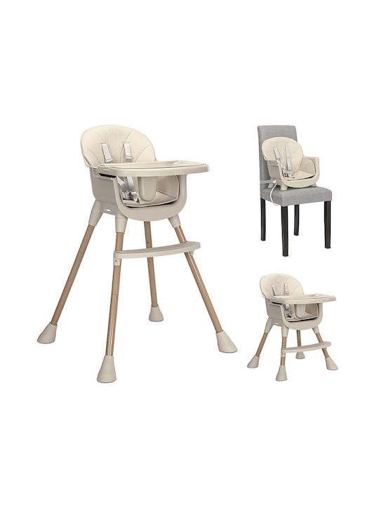 Lorelli Vanilla Highchair 3 in 1 with Adjustabl...