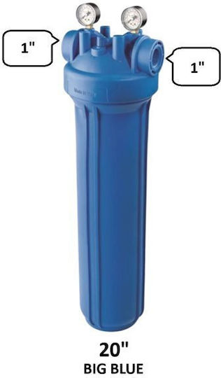 Atlas Filtri Big Blue Atlas Filtri Wasserfiltrationssystem Zentrale Versorgung Durchmesser 1 1/2" 392623