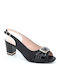 Peep Toe Pumps Schwarz Größe 41/8609-427