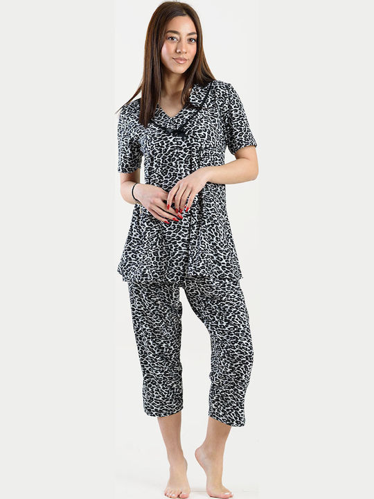 Koyote Summer Women's Pyjama Set Leopard