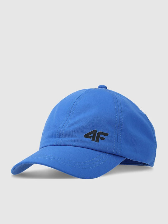 4F Kinderhut Jockey Stoff Blau