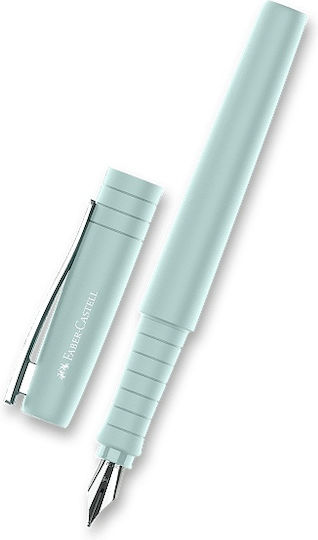 Faber-Castell Grip Πένα Γραφής Fine 0.6mm Μπλε με Μπλε Μελάνι