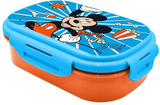 Next Πλαστικό Παιδικό Δοχείο Φαγητού Mickey Πολύχρωμο 21 x 14 x 6εκ.