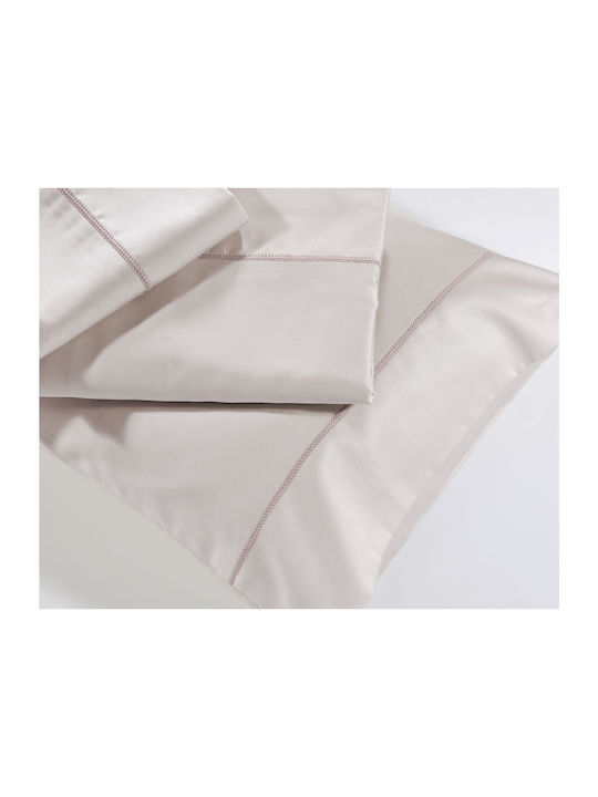 Down Town Home Duvet Cover Cotton Queen 235x245 250/19 Soft Pink